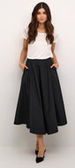 Culture Black Satin Full Skirt (New)