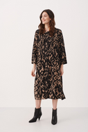 Part Two Black Ikat Print Dress (New)