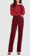 NYDJ Velveteen Trousers In Wild Current (New)