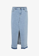 Culture Light Blue Denim Skirt (New)