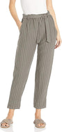 M - Made In Italy Taupe With White Stripe Pants (NWT)