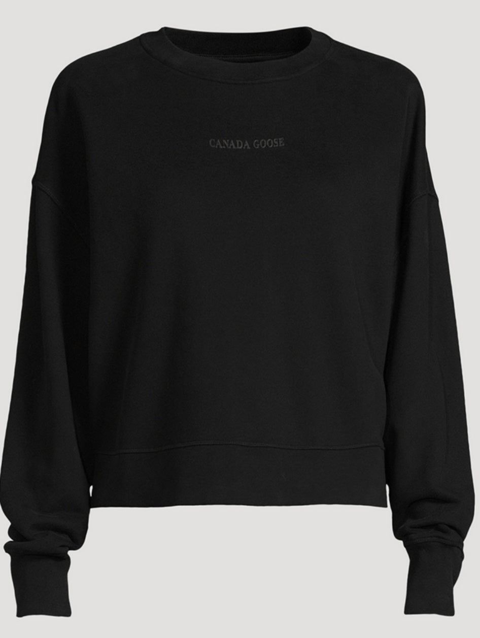 Canada Goose Muskoka Relaxed Black Crewneck