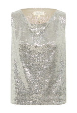 Part Two Silver Sequin Top (New)