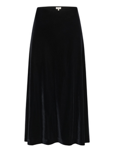 Part Two Black Velvet Skirt (New)