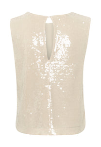 Part Two Ivory Sequin Top (New)
