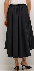 Culture Black Satin Full Skirt (New)