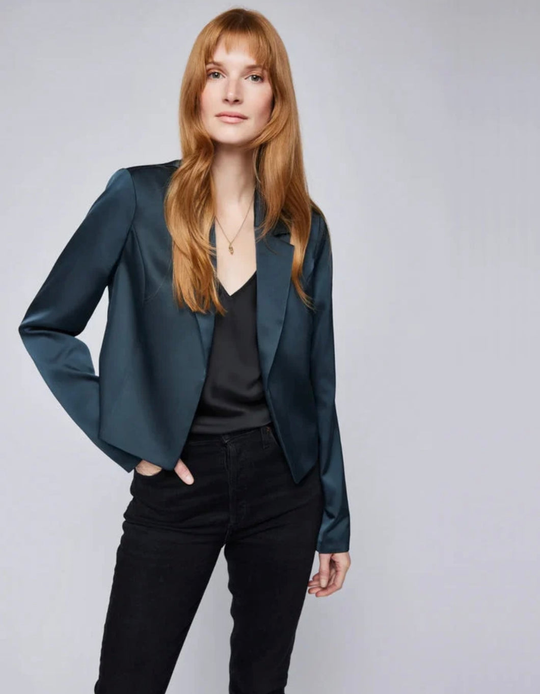 Gentle Fawn Twilight Satin Crop Jacket (New)