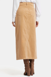 NYDJ Corduroy Skirt In Sand Stone (New)