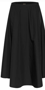 Culture Black Satin Full Skirt (New)