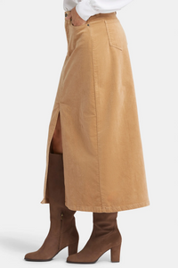 NYDJ Corduroy Skirt In Sand Stone (New)