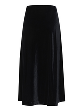 Part Two Black Velvet Skirt (New)