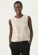 Part Two Ivory Sequin Top (New)