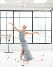 Angeleye Grey Halter Maxi Dress (New)