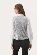 Part Two Silver Sequin Top (New)