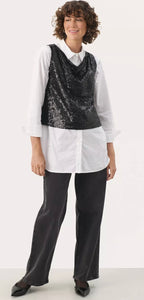 Part Two Black Sequin Top (New)