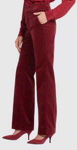 NYDJ Velveteen Trousers In Wild Current (New)