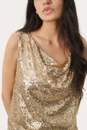 Part Two Gold Sequin Top (New)