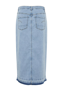 Culture Light Blue Denim Skirt (New)
