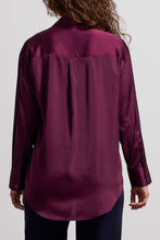 Tribal Jeans Drop Shoulder Blouse In Purple - Black Orchid (New)