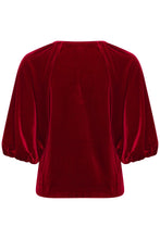 Part Two Red Velvet Top (New)