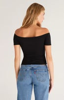Z Supply Black Off The Shoulder Top (NWT)