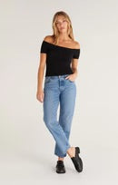 Z Supply Black Off The Shoulder Top (NWT)