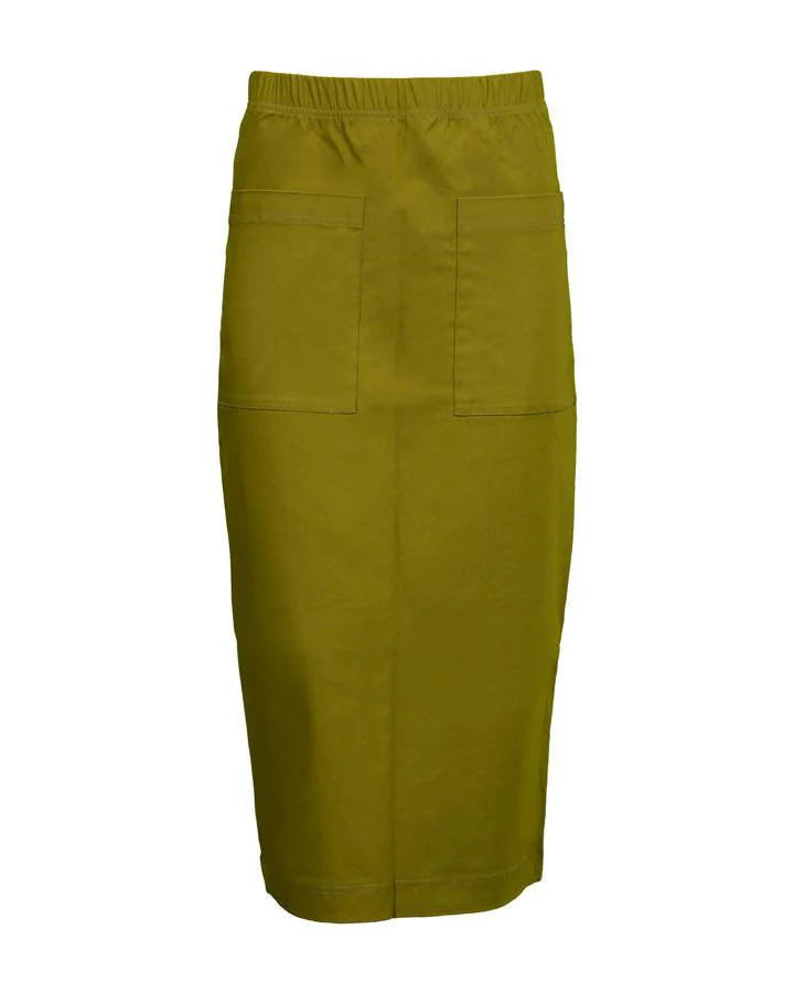Ayrtight Midi Skirt In Army Green (New)