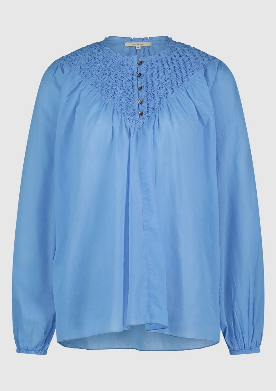 Circle Of Trust Azure Blue Top (NWT)