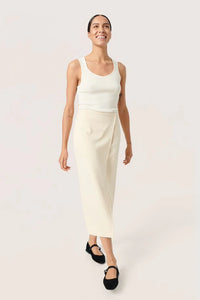 Soaked In Luxury Sandshell Skirt (New)