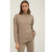 Mus & Bombon Beige Check Sweatshirt (New)