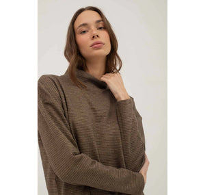 Mus & Bombon Brown Check Sweatshirt (New)