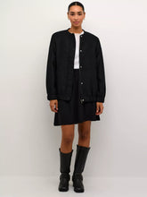Kaffe Black Bomber Jacket (New)