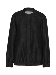 Kaffe Black Bomber Jacket (New)