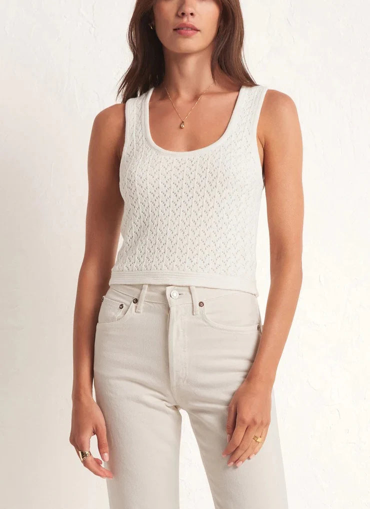 Z Supply White Knit Tank Top (NWT)