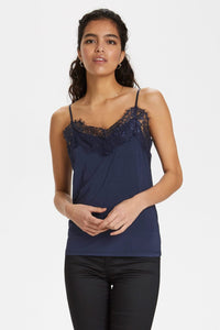 Soaked In Luxury Navy Camisole (NWT)