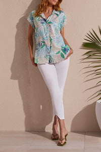 Tribal Jeans Camp Capri Shirt (NWT)