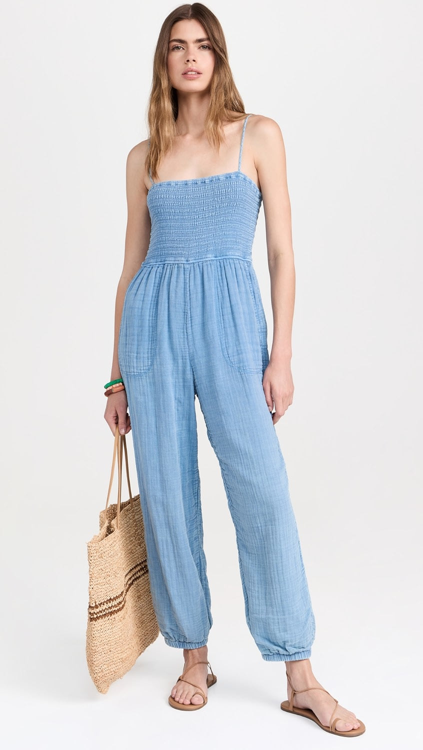 Z Supply Deep Indigo Jumpsuit (NWT)